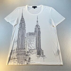 Burberry Prorsum Unisex Skyline T Shirt Size Medium